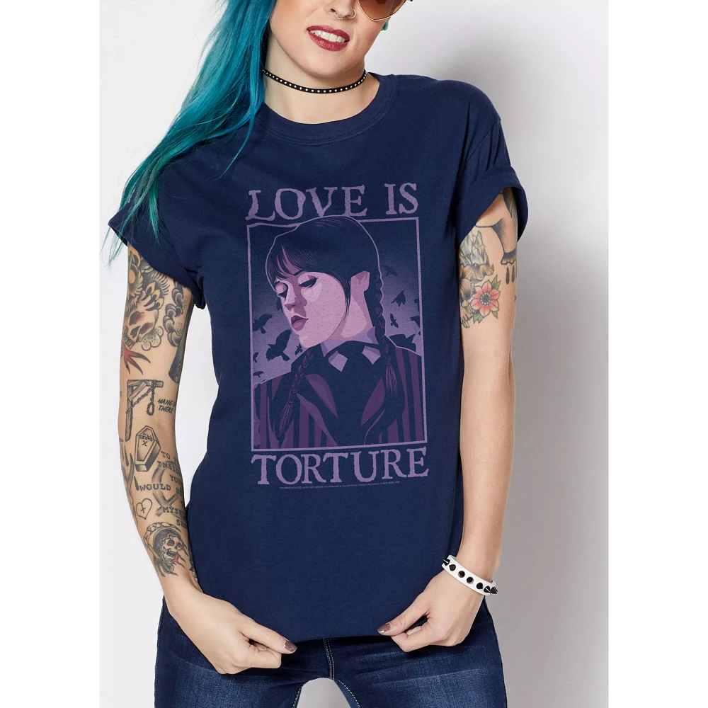 Love is Torture T Shirt - Wednesday