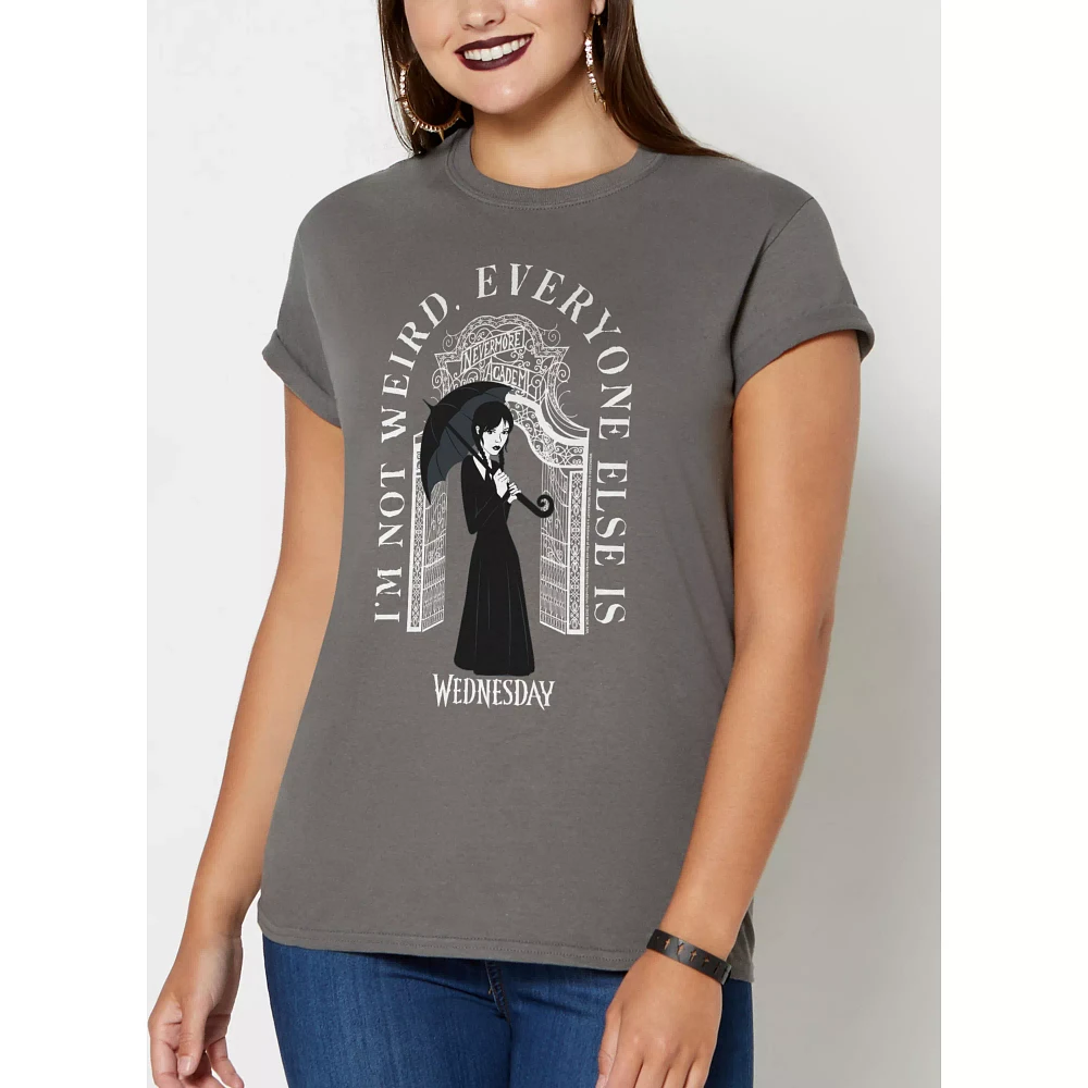 I’m Not Weird Everyone Else Is T Shirt - Wednesday
