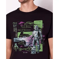Mandalorian Star Fighter T Shirt - The