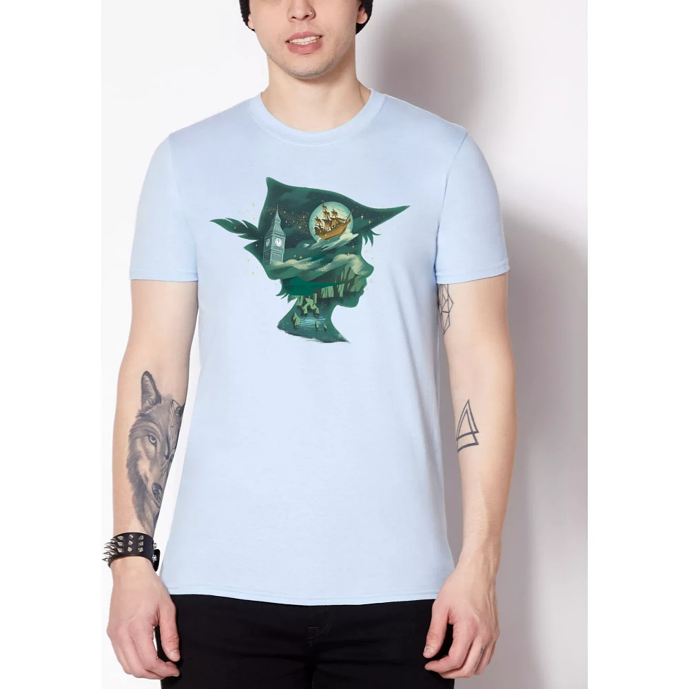 Silhouette Peter Pan T Shirt - & Wendy