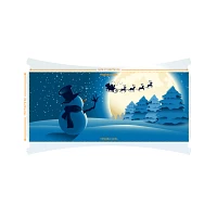 Snowman Garage Double Door Cover