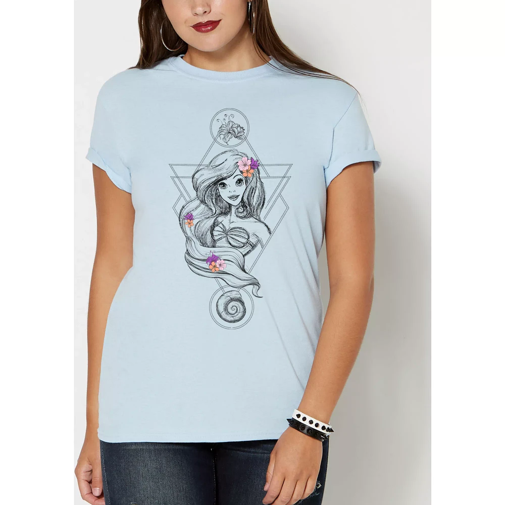 Boho Ariel T Shirt - The Little Mermaid