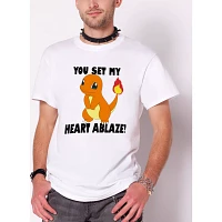 Set My Heart Ablaze T Shirt - Pokémon