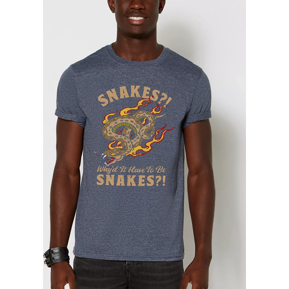 Why Did It Have To Be Snakes T Shirt - Indiana Jones