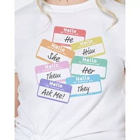 Rainbow Pronouns T Shirt