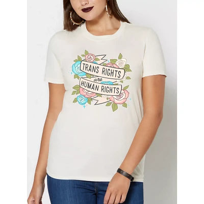 Trans Rights Floral T Shirt