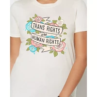 Trans Rights Floral T Shirt
