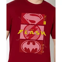 Stacked Superhero Logo T Shirt - The Flash