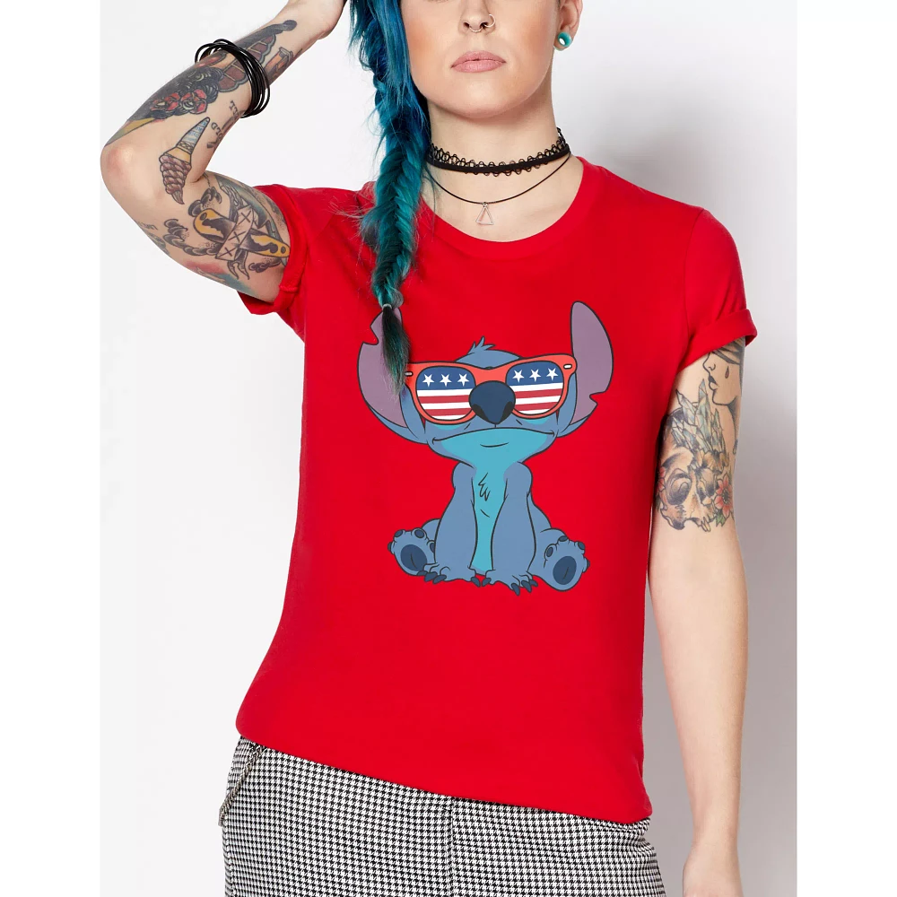 Stitch Sunglasses T Shirt - Lilo & Stitch