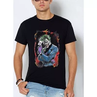Black Joker T Shirt - Warner Bros. 100