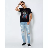 Black Joker T Shirt - Warner Bros. 100