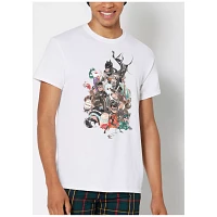 Batman Sketched Characters T Shirt - WB 100