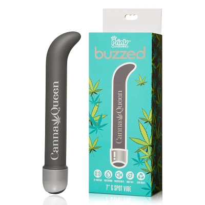Buzzed Canna Queen Waterproof G-Spot Vibrator - 7 Inch