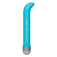Buzzed Stoner Chick Waterproof G-Spot Vibrator - 7 Inch