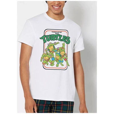 White Vintage TMNT T Shirt - Teenage Mutant Ninja Turtles