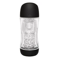 20-Function ViewTube Pro See-Thru Vibrating Stroker