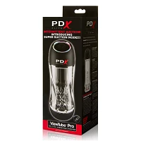 20-Function ViewTube Pro See-Thru Vibrating Stroker