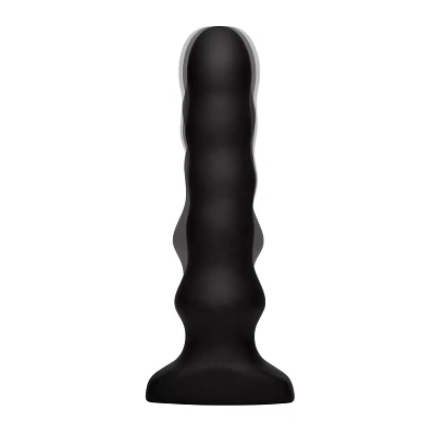 Remote Control 8-Function Squirming Vibrating Butt Plug - 7.3 Inch