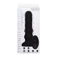 Remote Control 8-Function Squirming Vibrating Butt Plug - 7.3 Inch