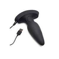 25-Function Remote Control Pulsing and Vibrating Butt Plug - 6.1 Inch