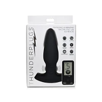 25-Function Remote Control Pulsing and Vibrating Butt Plug - 6.1 Inch