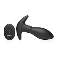 Rim Slide 10-Function Sliding Ring Remote Control Vibrating Butt Plug - 5.3 Inch
