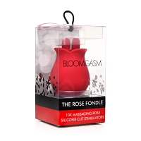 10-Function Rechargeable Rose Clitoral Stimulator - 3.4 Inch