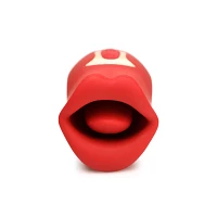 20-Function Kiss and Tell Kissing and Vibrating Rechargeable Waterproof Clitoral Stimulator - 5.1 Inch