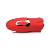 20-Function Kiss and Tell Kissing and Vibrating Rechargeable Waterproof Clitoral Stimulator - 5.1 Inch