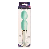 Vibraglass 10-Function Waterproof Rechargeable Wand Massager - 8.5 Inch