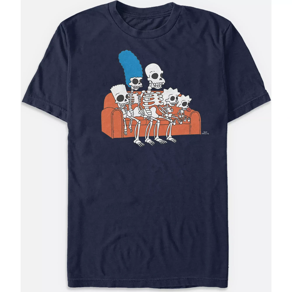 Simpsons Skeleton Family T Shirt - The