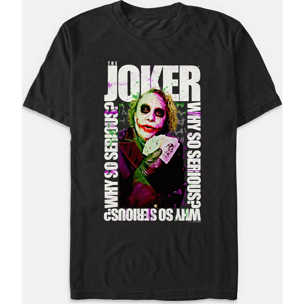 The Joker Why So Serious T Shirt - Dark Knight