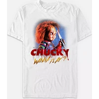 Creepy Wanna Play T Shirt - Chucky