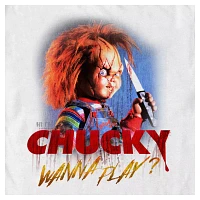 Creepy Wanna Play T Shirt - Chucky