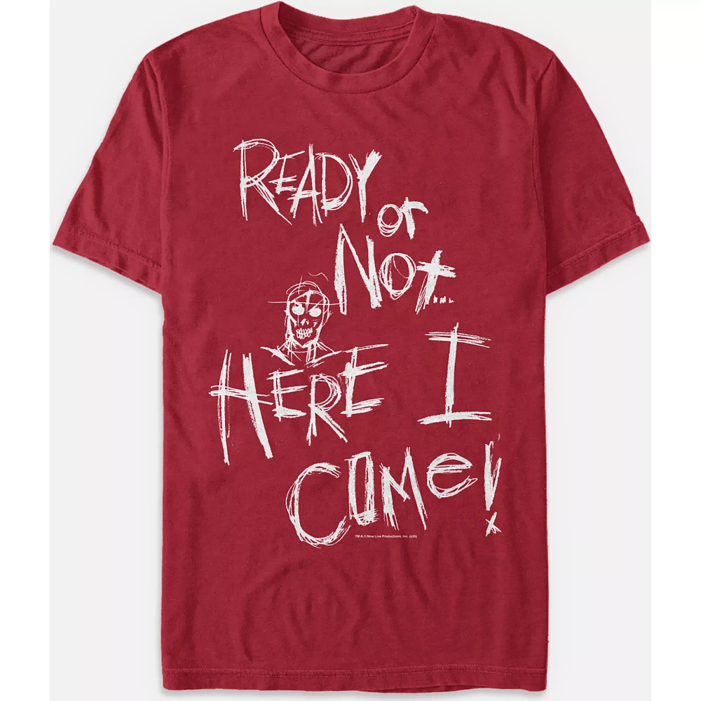 Ready Or Not Here I Come T Shirt - A Nightmare on Elm Street