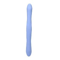 Periwinkle Tryst Duet Double Ended Vibrator - 16 Inch