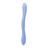 Periwinkle Tryst Duet Double Ended Vibrator - 16 Inch