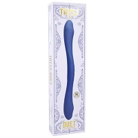 Periwinkle Tryst Duet Double Ended Vibrator - 16 Inch
