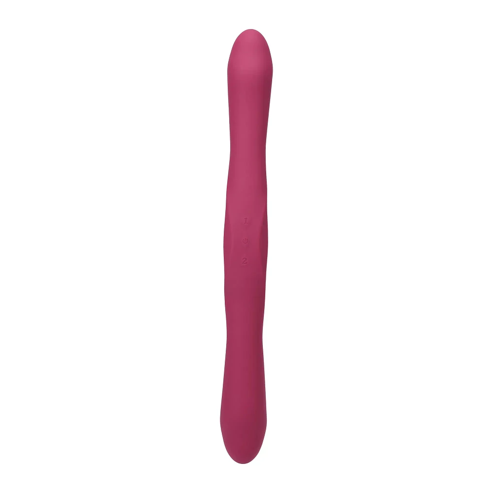 Berry Tryst Duet Double Ended Vibrator - 16 Inch