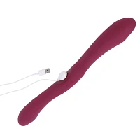 Berry Tryst Duet Double Ended Vibrator - 16 Inch