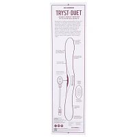 Berry Tryst Duet Double Ended Vibrator - 16 Inch