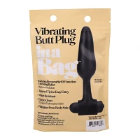 10-Function Vibrating Butt Plug in a Bag - 5.5 Inch