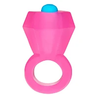 Pink Bling Pop Vibrating Cock Ring