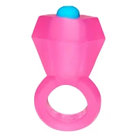 Pink Bling Pop Vibrating Cock Ring