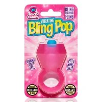 Pink Bling Pop Vibrating Cock Ring