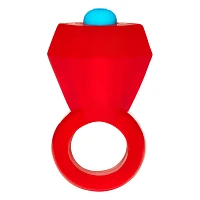 Red Bling Pop Vibrating Cock Ring