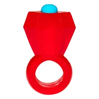 Red Bling Pop Vibrating Cock Ring