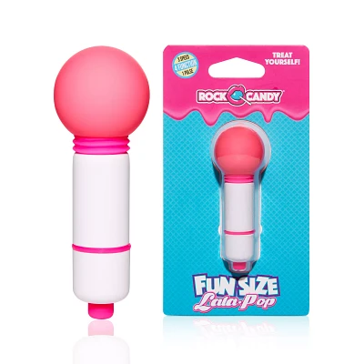 Pink Fun Size Lala Pop Wand Vibrator - 3.3 Inch