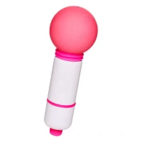 Pink Fun Size Lala Pop Wand Vibrator - 3.3 Inch