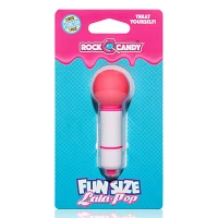 Pink Fun Size Lala Pop Wand Vibrator - 3.3 Inch